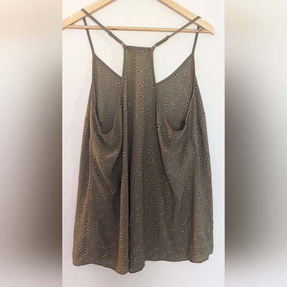 Light Weight Summer Funky Print Camisole Tank Top Size 14 L XL - Picture 5 of 6